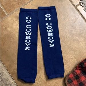Dallas cowboys leg warmers